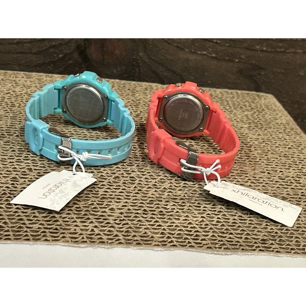 Xhilaration Lot Of 2 Women's Digital Watch – Stainless‎ Steel 35mm NEW
